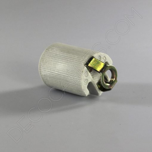 Portalámparas de porcelana E27 y E14 5 Portalámparas de porcelana casquillos E27 y E14