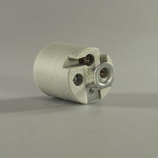 Portalámparas de porcelana casquillos E27 y E14