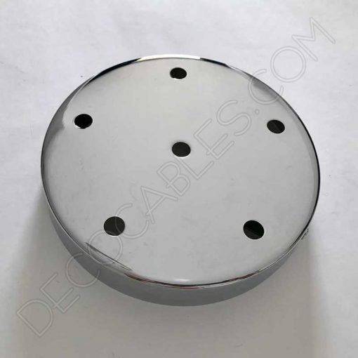 Soporte de techo grande 6 agujeros cromado