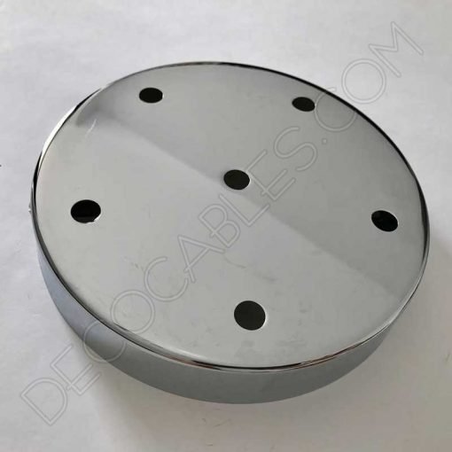 Soporte de techo grande 6 agujeros cromado