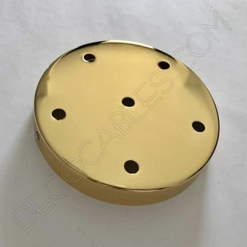 Soporte de techo grande 6 agujeros dorado