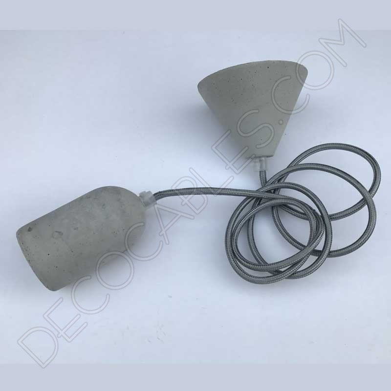 Lámpara colgante de hormigón Lámpara colgante de hormigón