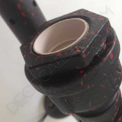 Lámpara de tuberías estilo industrial