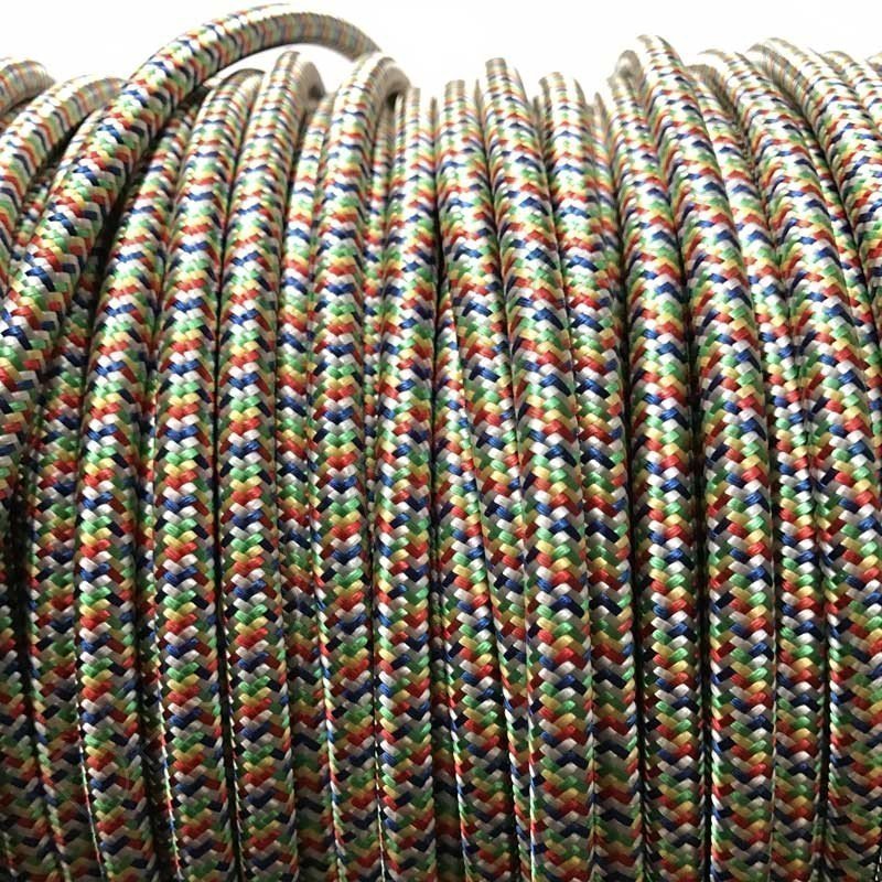 Cable eléctrico textil multicolor Cable eléctrico textil multicolor