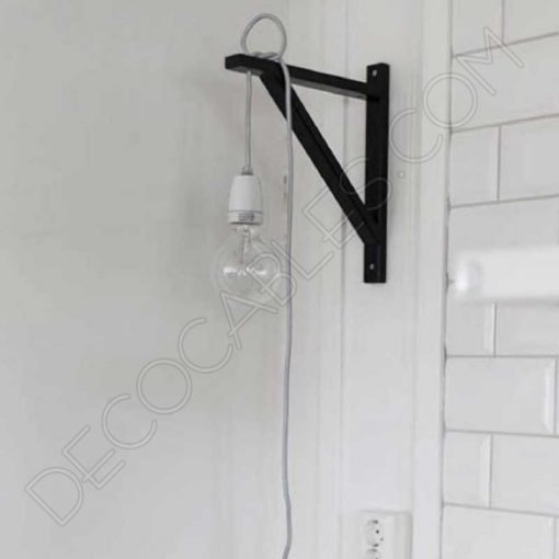 Escuadra de madera para lámparas colgantes 12 Escuadra de madera para lámparas color negro