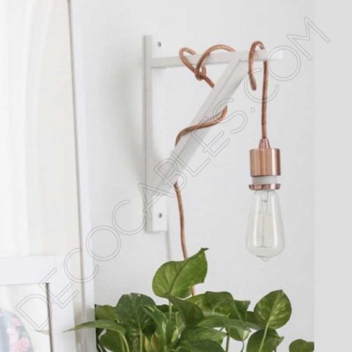 Escuadra de madera para lámpara colgante