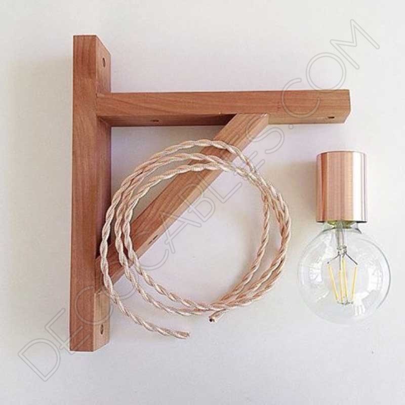 Escuadra de madera para lámpara colgante Escuadra de madera para lámpara colgante