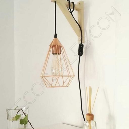 Escuadra de madera para lámparas colgantes 7 Escuadra de madera para lámpara colgante