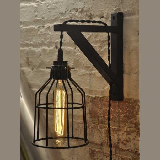 Escuadra de madera para lámparas colgantes 8 Escuadra de madera para lámparas color negro