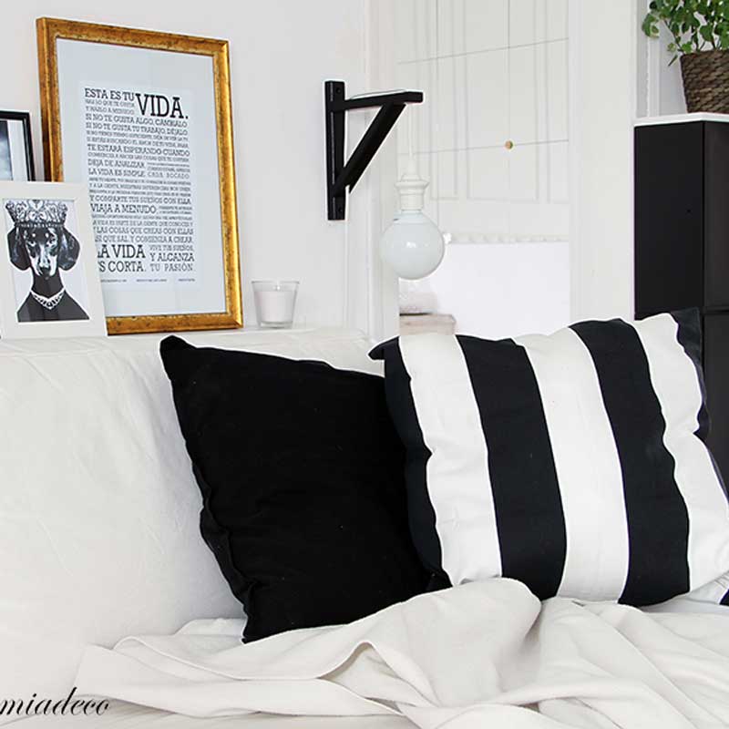 Escuadra de madera para lámparas color negro Escuadra de madera para lámparas color negro