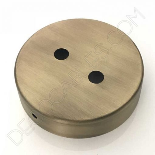 Soporte de techo para lámpara de 2 orificios (varios colores) 5 Soporte de techo metálico para lámpara de dos orificios