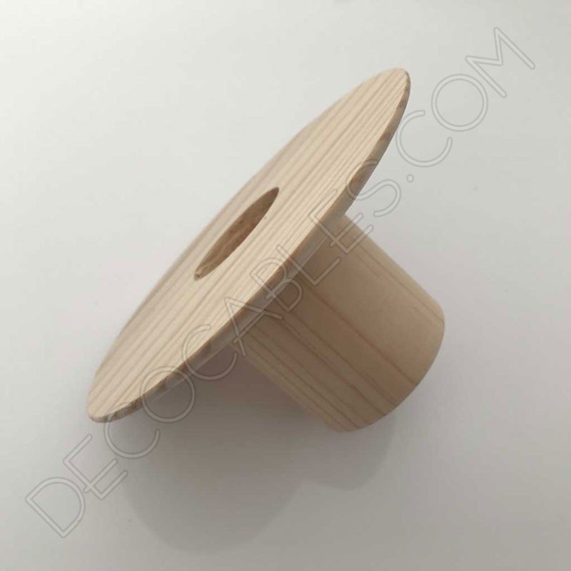Cubre portalámparas de madera modelo sombrero Cubre portalámparas de madera modelo sombrero