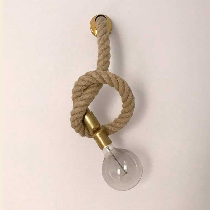 Lámpara colgante de soga gruesa 30mm Lámpara colgante de soga gruesa 30mm