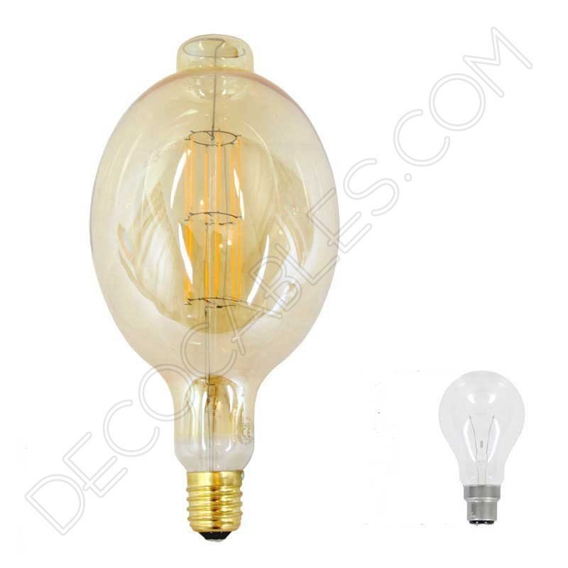 Bombilla filamento Led Gigante modelo Globo con Punta Bombilla filamento Led Gigante modelo Globo con Punta
