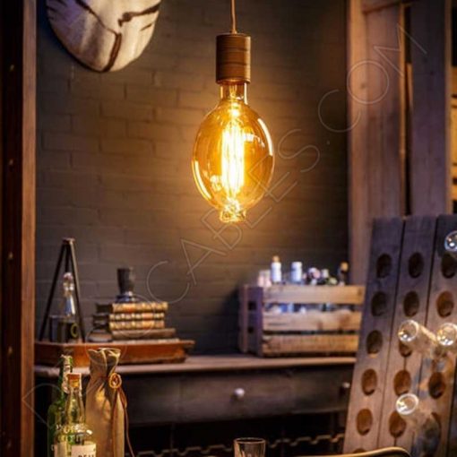 Bombilla filamento Led Gigante Ovalada Regulable 8 Bombilla filamento Led Gigante modelo Globo con Punta