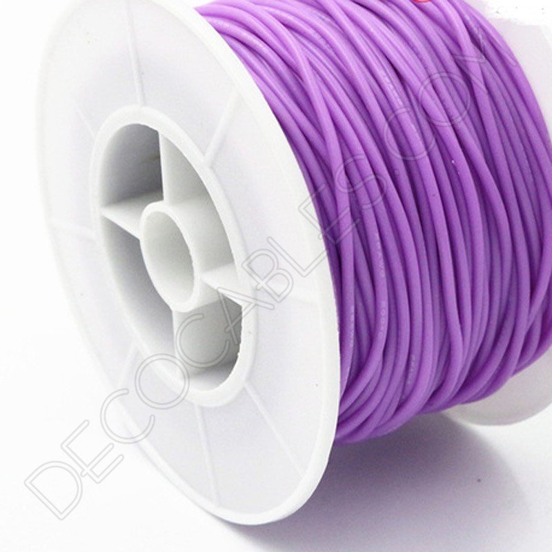 Cable eléctrico de silicona morado Cable eléctrico de silicona morado