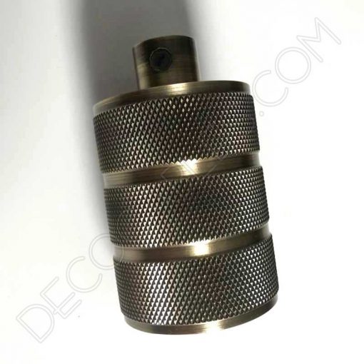 Portalámparas vintage metálico serie Lujo 5 Portalámparas metálico Serie Lujo Anticuario