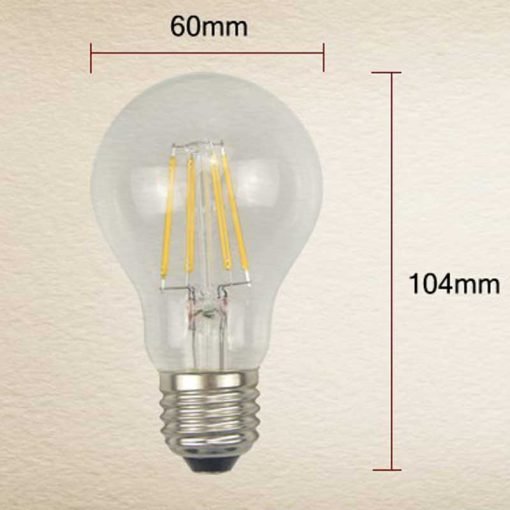 Bombilla filamento led estándar 4W