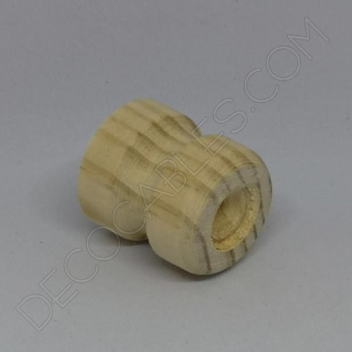 Aislador de madera grande para cable