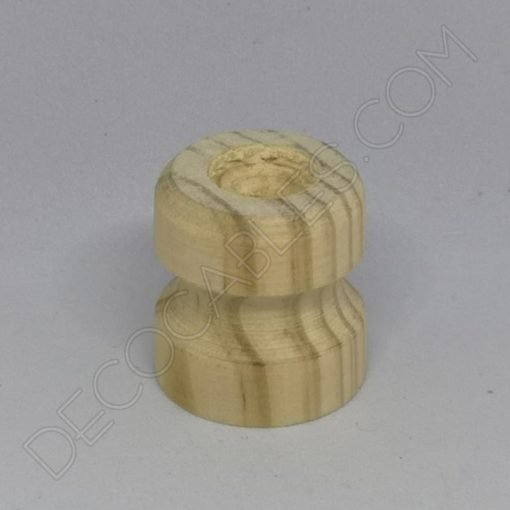 Aislador de madera grande para cable