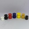 Aislador de porcelana para cable eléctrico trenzado varios colores