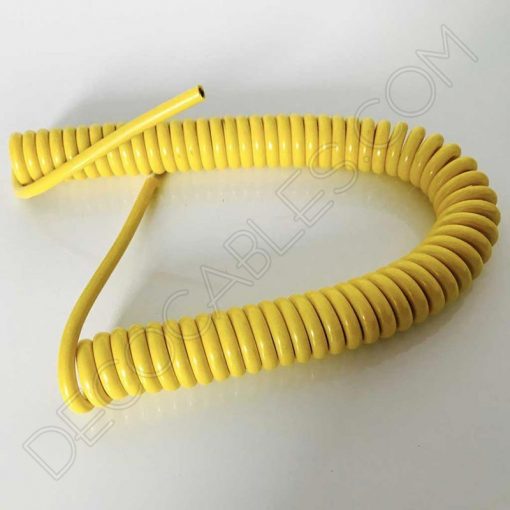 Cable espiral de silicona para lámparas