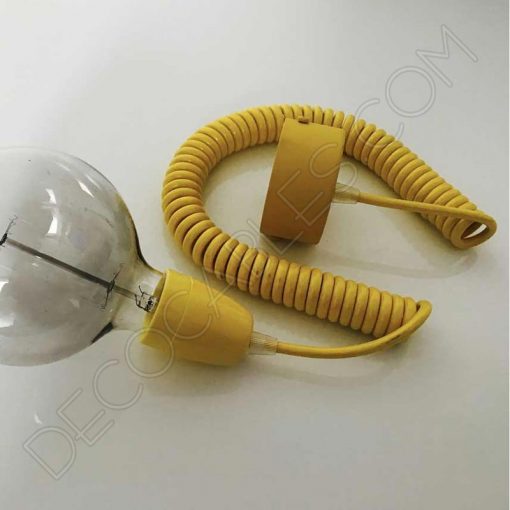 Cable espiral de silicona para lámparas