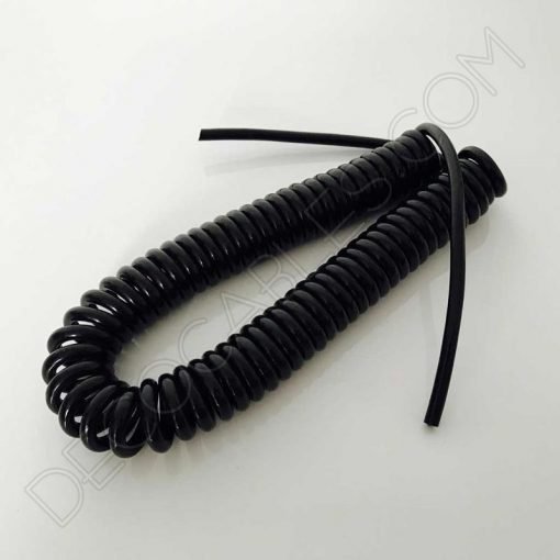 Cable espiral de silicona para lámparas