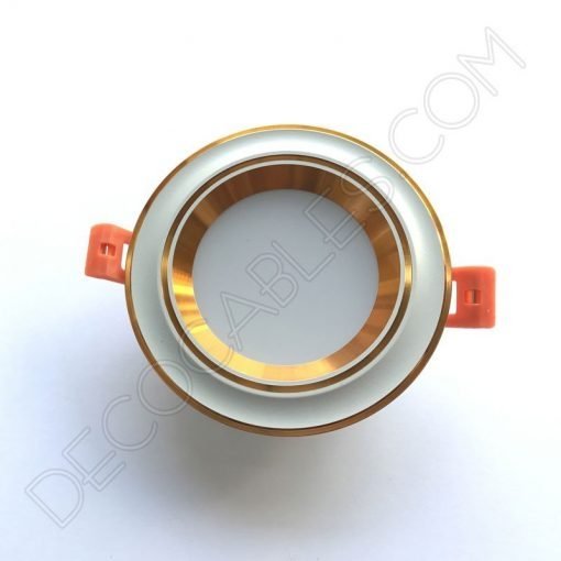 Foco Downlight Led empotrable redondo mini luz amarilla 2 Downlight led mini de empotrar