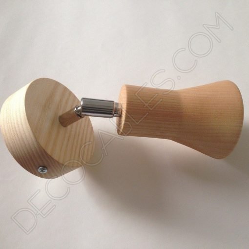 Foco de madera articulado