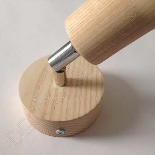 Foco de madera articulado