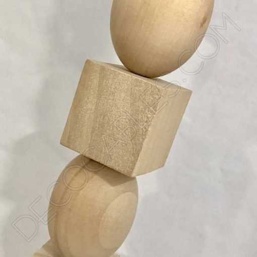 Huevo de madera para cables y lámparas colgantes 3 Huevo de madera para cable