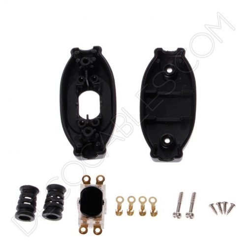 Interruptor de paso estanco negro para lámparas 3 Interruptor de paso estanco negro