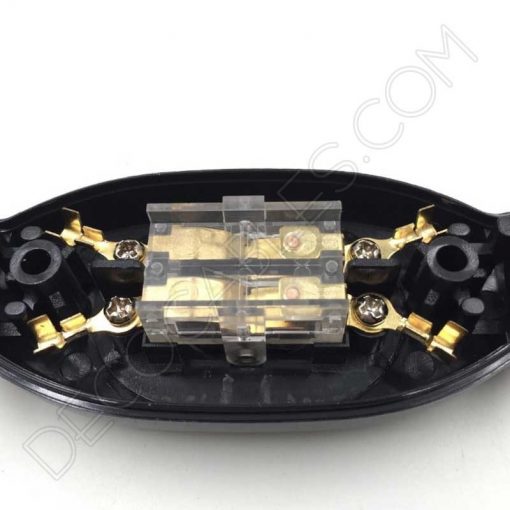 Interruptor de paso estanco negro para lámparas 4 Interruptor de paso estanco negro para lámparas