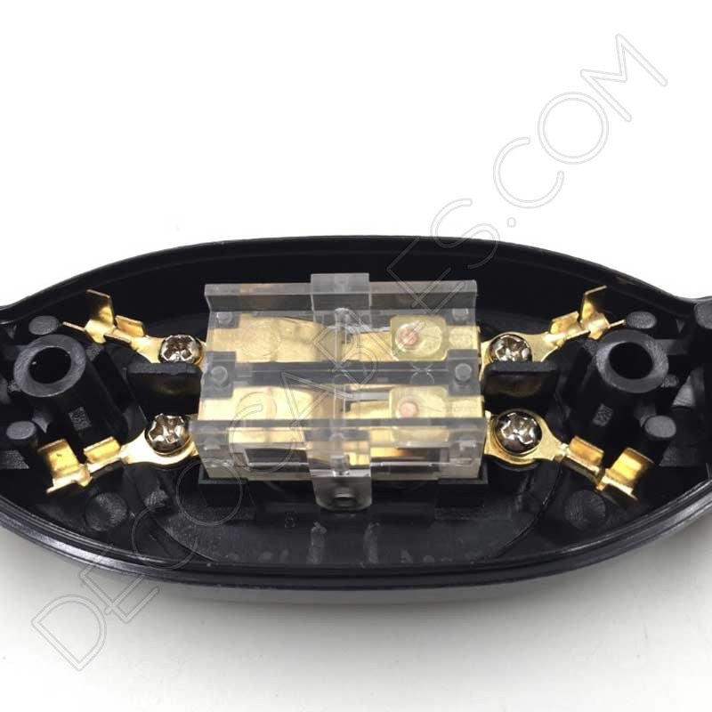 Interruptor de paso estanco negro para lámparas Interruptor de paso estanco negro para lámparas