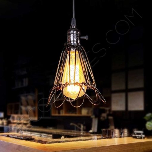 Lampara-colgante-decorativa-modelo-jaula-dorada