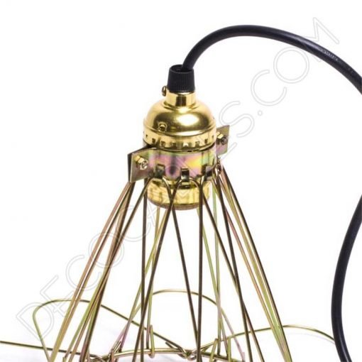 Lampara-colgante-decorativa-modelo-jaula-dorada