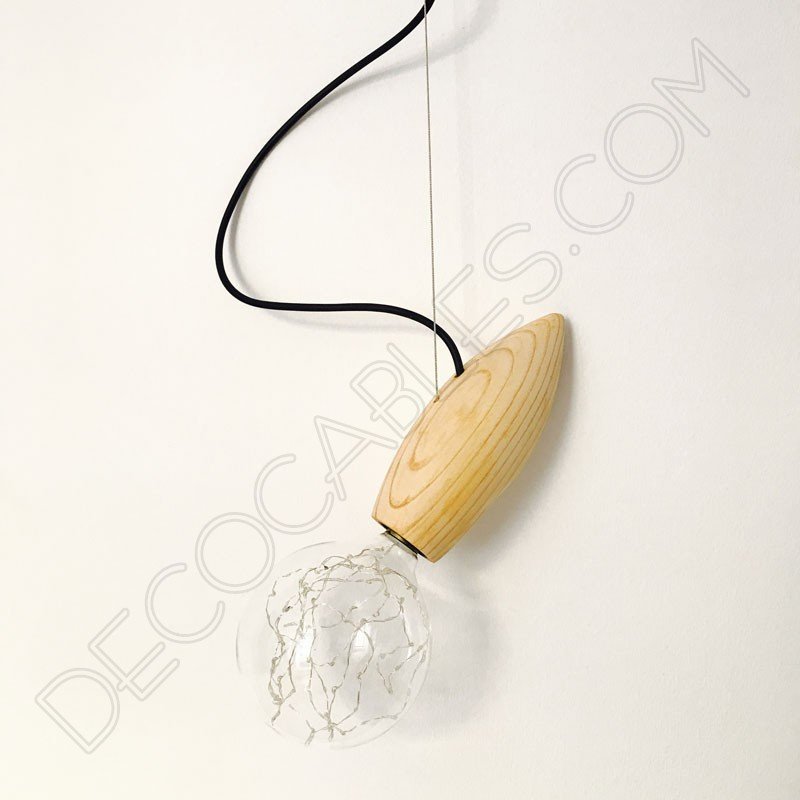 Lámpara colgante de madera modelo abeja Lámpara colgante de madera modelo abeja