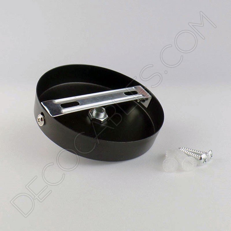 Soporte de techo negro para lámpara colgante Soporte de techo negro para lámpara colgante