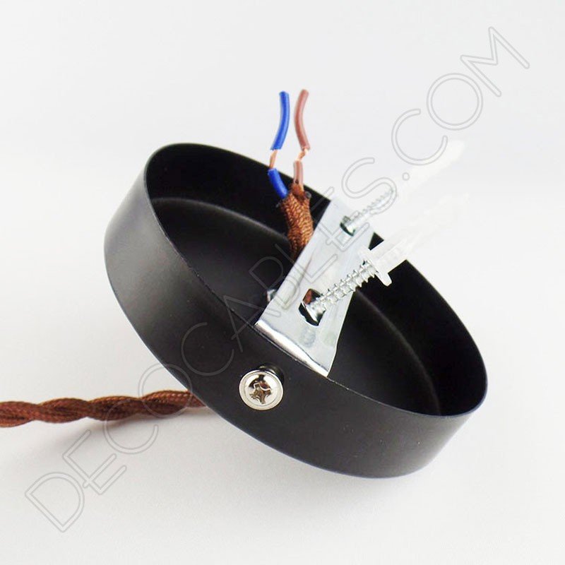 Soporte de techo negro para lámpara colgante Soporte de techo negro para lámpara colgante