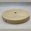 Peana circular de madera para lámparas de mesa 8 Peana de madera para lámparas