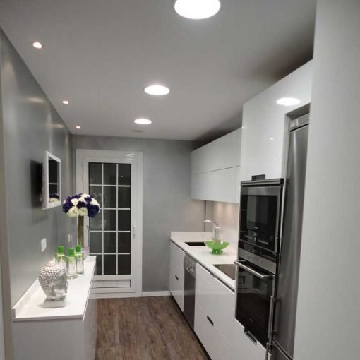 Downlight led de empotrar ultrafino blanco