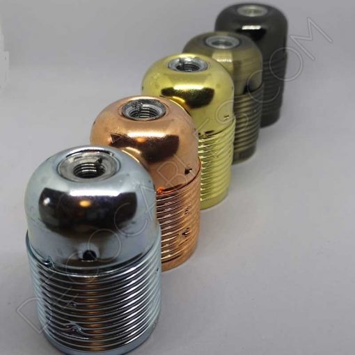 Portalámparas metálico vintage