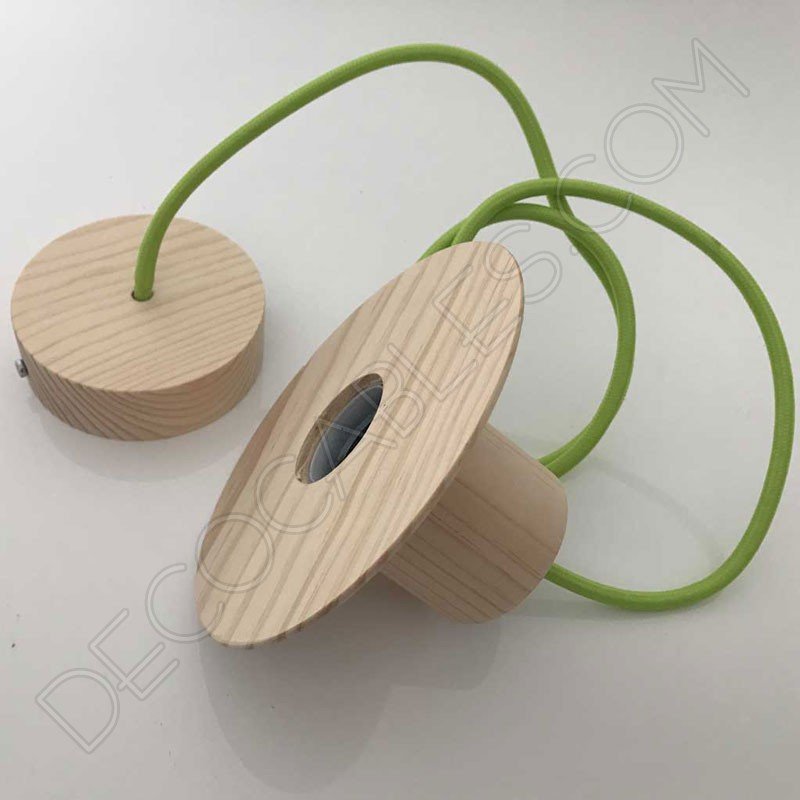 Lámpara colgante de madera modelo sombrero Lámpara colgante de madera modelo sombrero