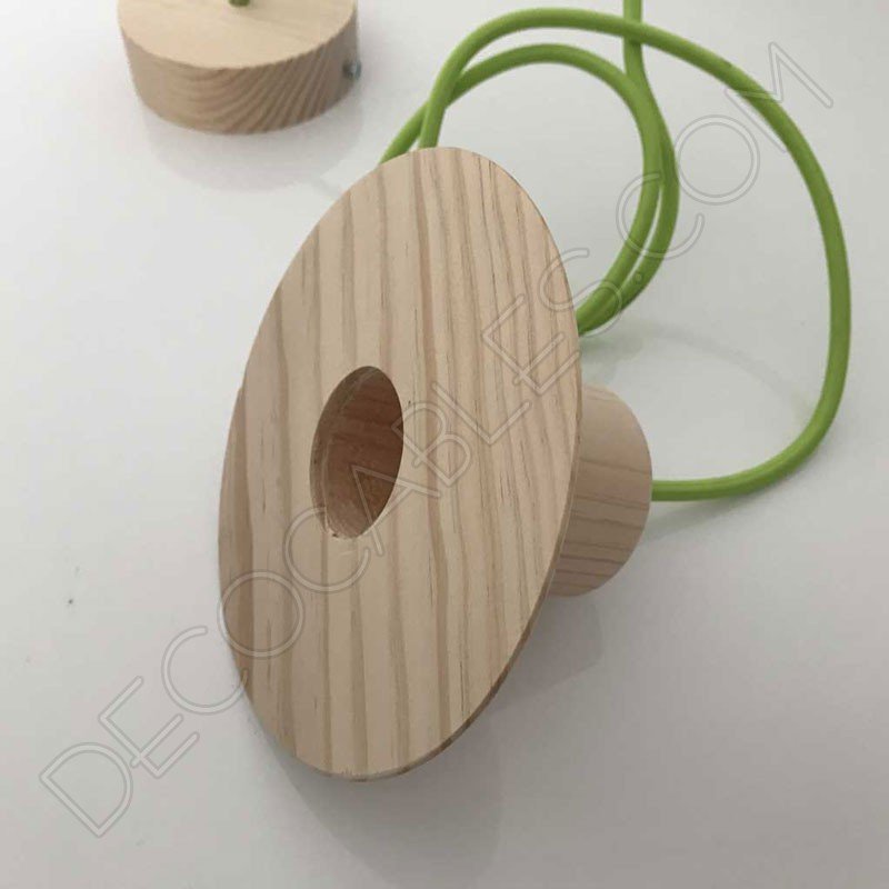 Lámpara colgante de madera modelo sombrero Lámpara colgante de madera modelo sombrero