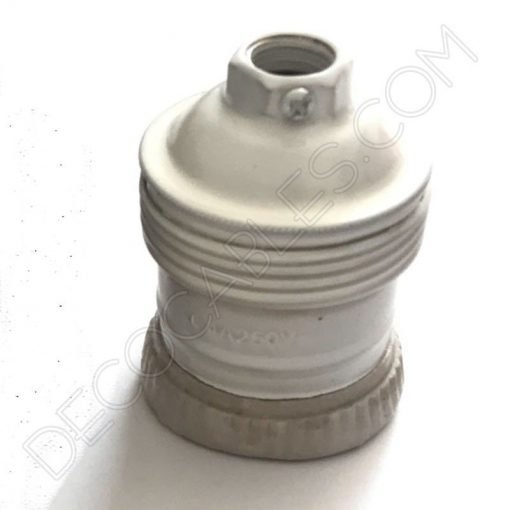 Portalámparas de latón de colores 9 Portalámparas de latón blanco