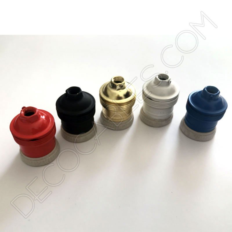 Portalámparas de latón varios colores Portalámparas de latón varios colores