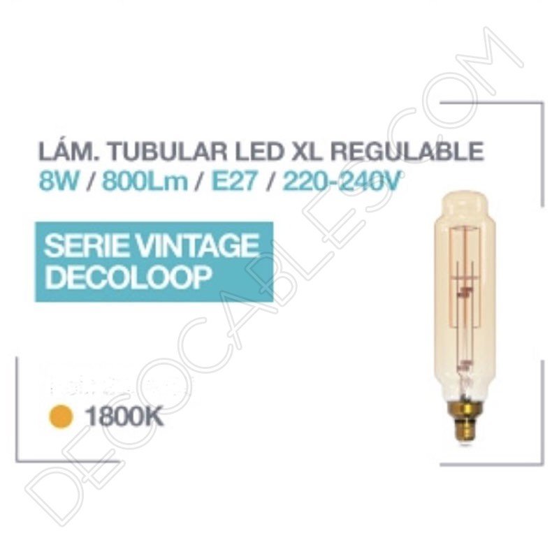 Bombilla led gigante tubular regulable Bombilla led gigante tubular regulable