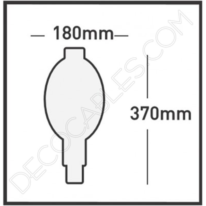 Bombilla led gigante ovalada regulable Bombilla led gigante ovalada regulable