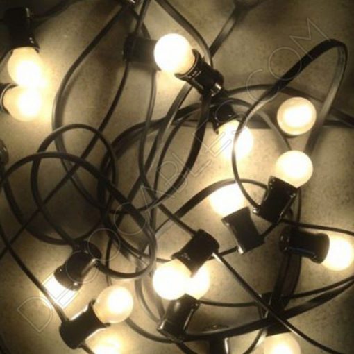 Guirnalda de luces de feria para exterior